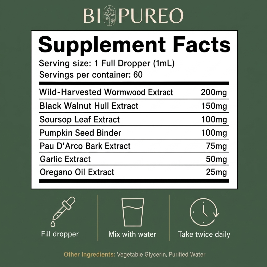 BIOPUREO — Gut Cleanse & Digestive Comfort Drops